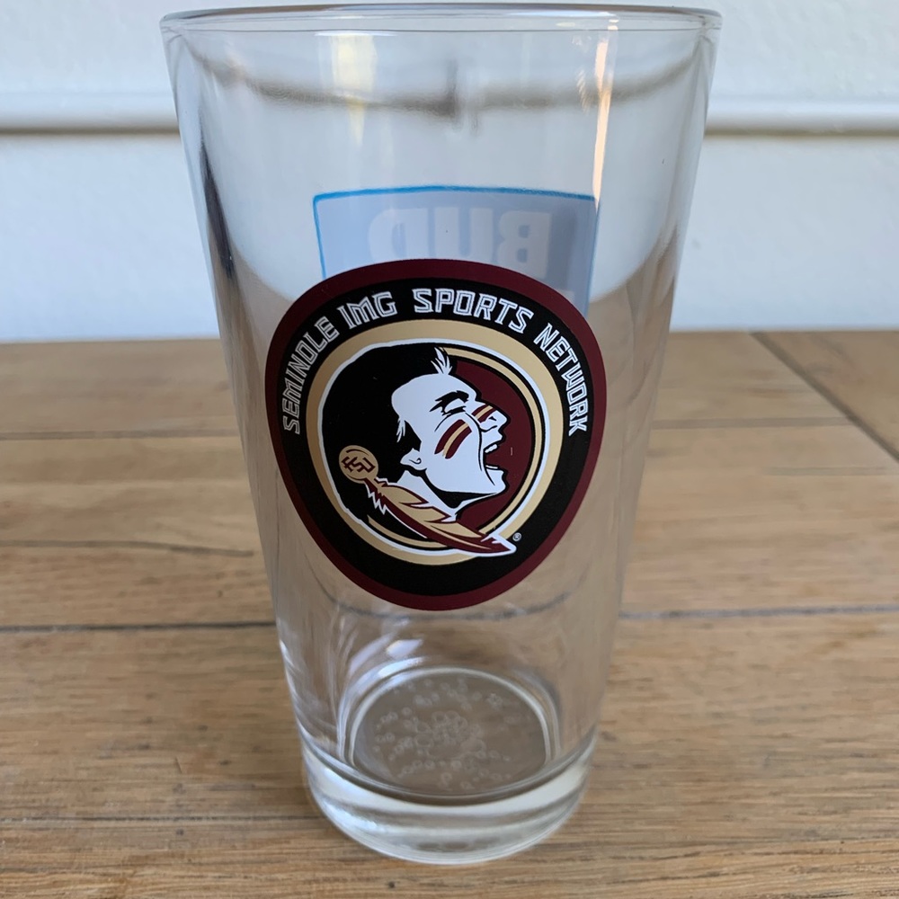 Rare Florida State IMG Sports Network Glass